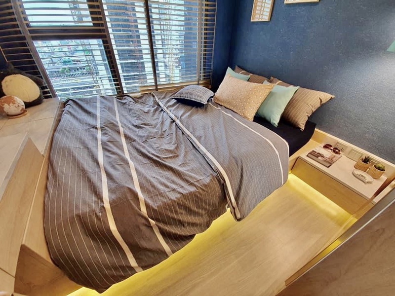 ให้เช่าคอนโด ไลฟ์ อโศก - พระราม 9 พื้นที่ 35.64 ตร.ม. 2 ห้องนอน เช่า 22,000 บ/ด