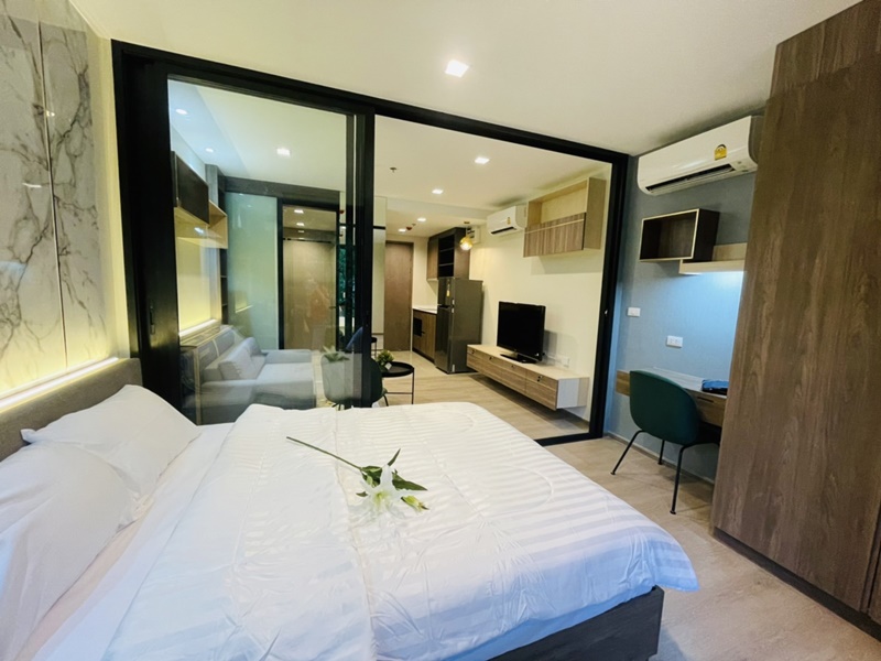 ให้เช่าคอนโด เดอะ ไลน์ พหลโยธิน พาร์ค พื้นที่ 35 ตรม. 1 ห้องนอน เช่า 17,000 บาท/เดือน