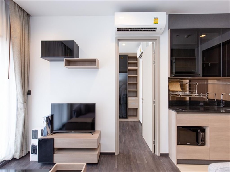 ให้เช่าคอนโด เดอะ ไลน์ อโศก-รัชดา พื้นที่ 34.17ตร.ม. 1 ห้องนอน เช่า 22,000 บ/ด