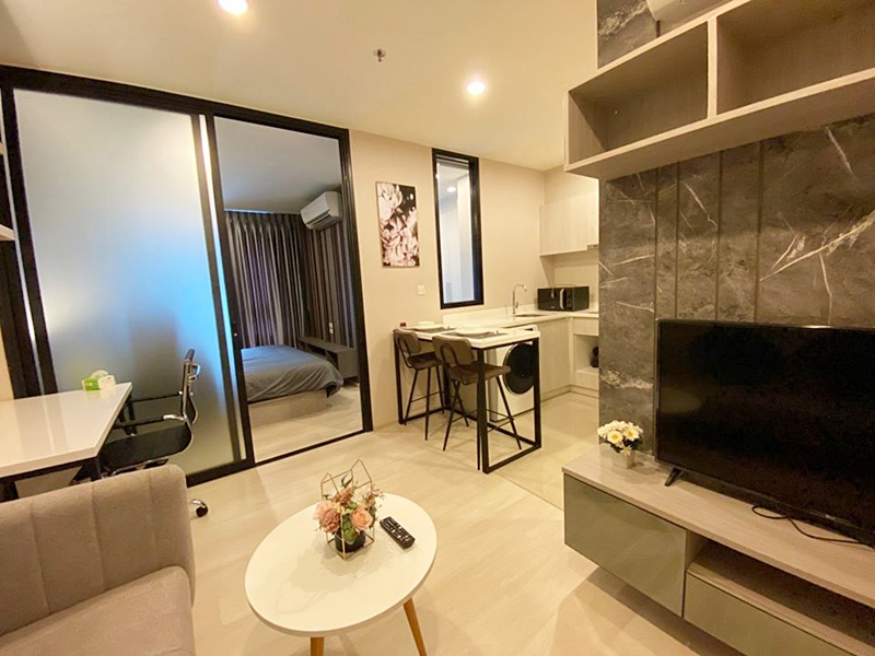ให้เช่าคอนโดไลฟ์ อโศก พื้นที่ 35 ตร.ม. 1 ห้องนอน เช่า 20,000 บ/ด