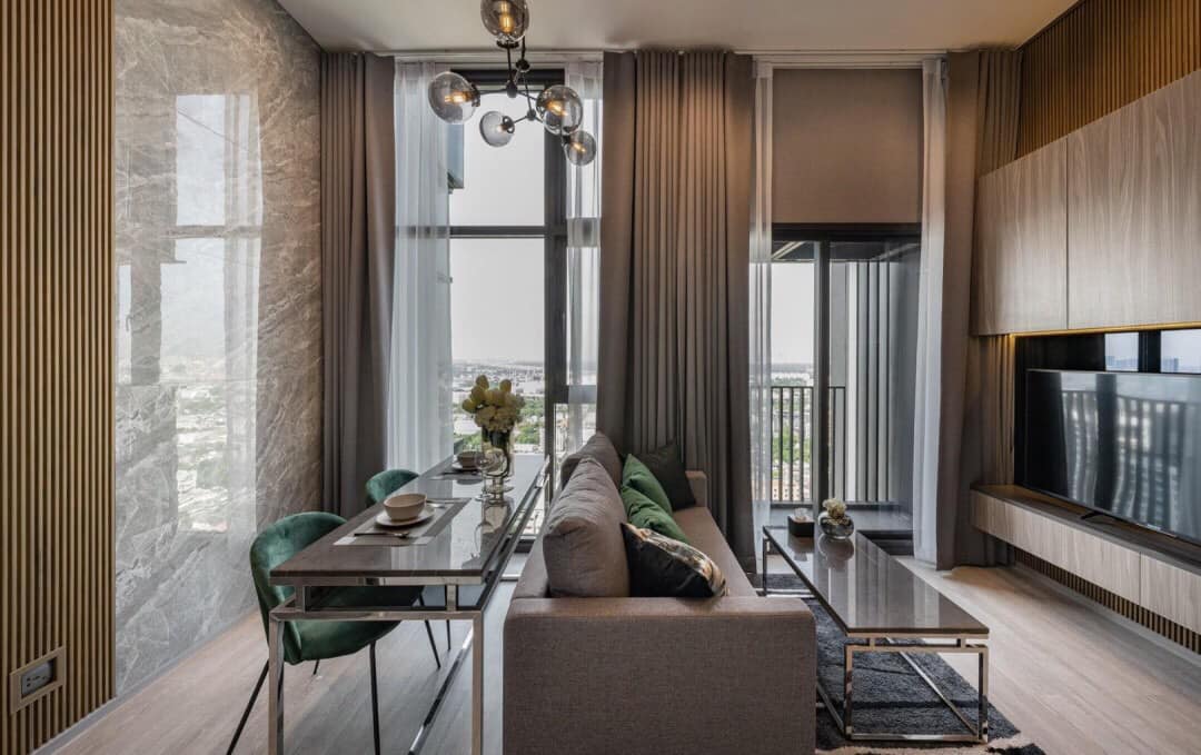 ให้เช่าคอนโด เดอะ ไลน์ สุขุมวิท 101 พื้นที่ 33 ตรม. 1 ห้องนอน ราคาเช่า 25,000 บาท/เดือน