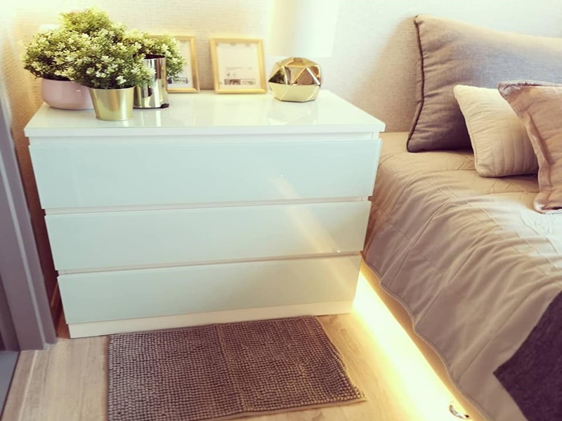 ให้เช่าคอนโด เดอะ เบส การ์เดน พระราม 9 พื้นที่ 30 ตรม. 1 ห้องนอน เช่า 16,900 บ/ด