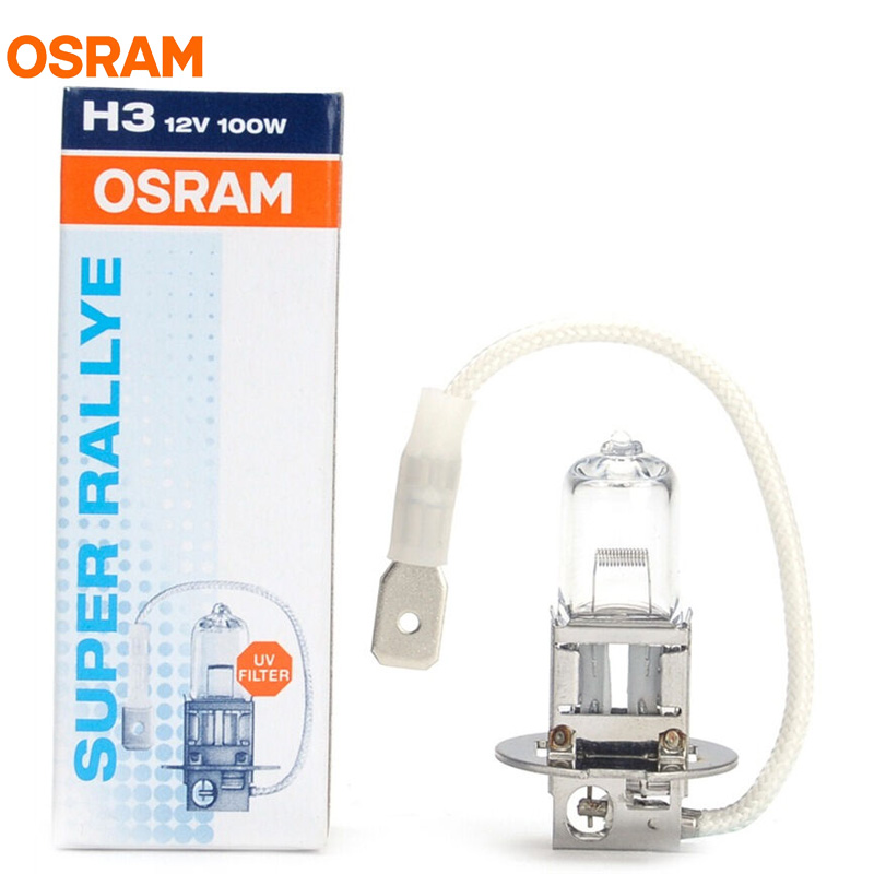 Osram หลอดไฟหน้า หลอดไฟรถยนต์ ไฟหน้า ไฟตัดหมอก Hฺ3 100W 12V 1คู่