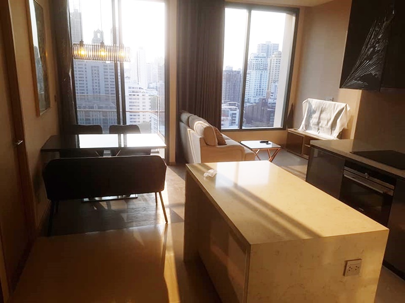 ให้เช่าคอนโด ดิ เอส อโศก พื้นที่ 76 ตร.ม. 2 ห้องนอน ให้เช่า 62,000 บ/ด