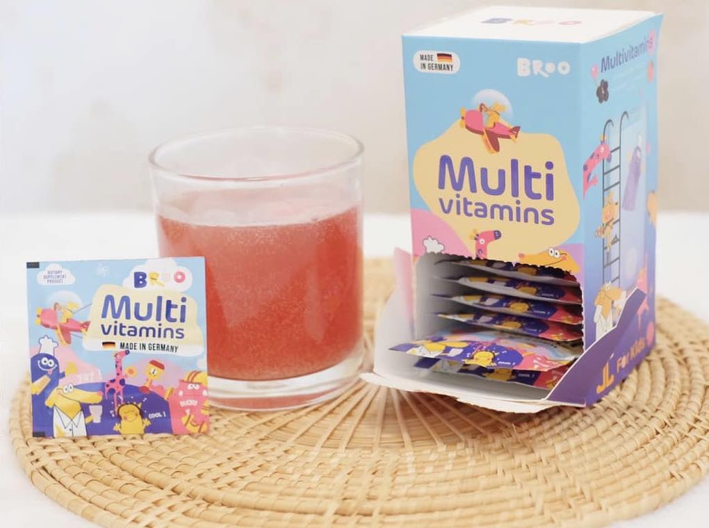BROO multivitamins มัลติวิตามิน วิตามินรวม สำหรับเด็ก 2 ปี ขึ้นไป
