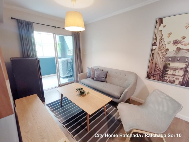 ขายคอนโด ซิตี้ โฮม รัชดา 10 พื้นที่ 37 ตร.ม. 1 ห้องนอน ขาย 1.99 ล้านบาท