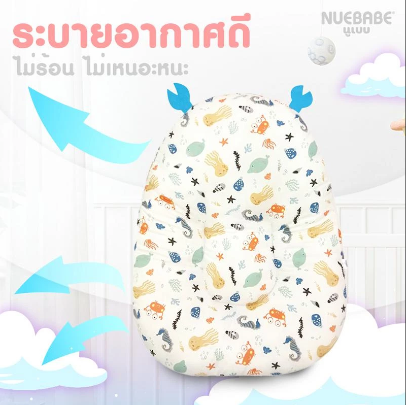 Nuebabe ที่นอนกันกรดไหลย้อน เอียง 30 องศา COTTON 100%