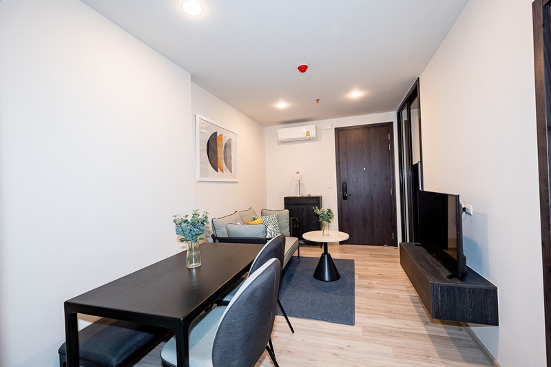 ให้เช่าคอนโด เอ็กซ์ที ห้วยขวาง พื้นที่ 35.09 ตร.ม. 1 ห้องนอน เช่า 16,500 บ/ด