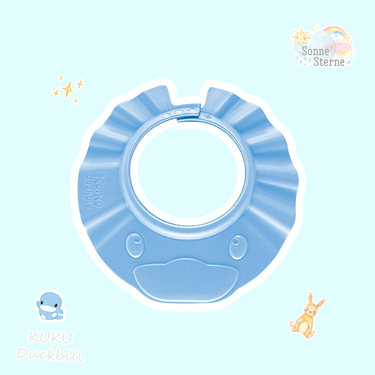 KU.KU Duckbill อุปกรณ์อาบน้ำ อ่างอาบน้ำ หมวกสระผม ฟองน้ำ ขันตักน้ำ สำหรับเด็ก