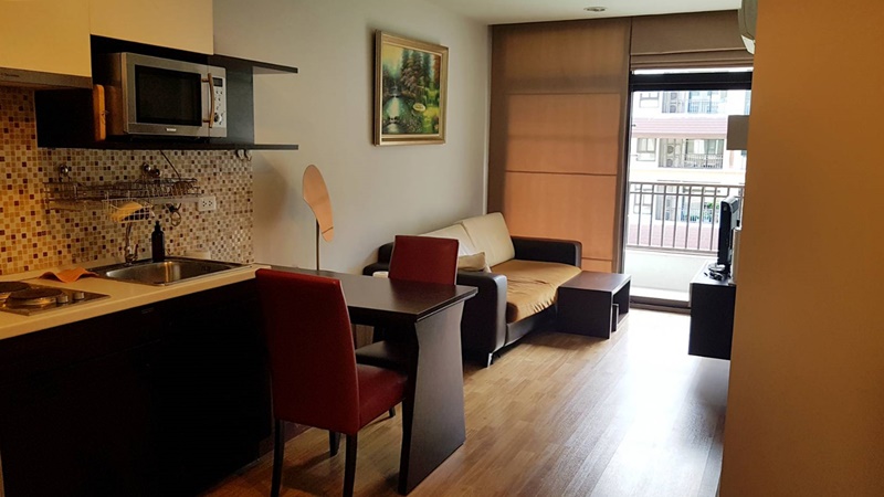 ให้เช่าคอนโด บ้านนวธารา พื้นที่ 38 ตร.ม. 1 ห้องนอน เช่า 11,000 บ/ด