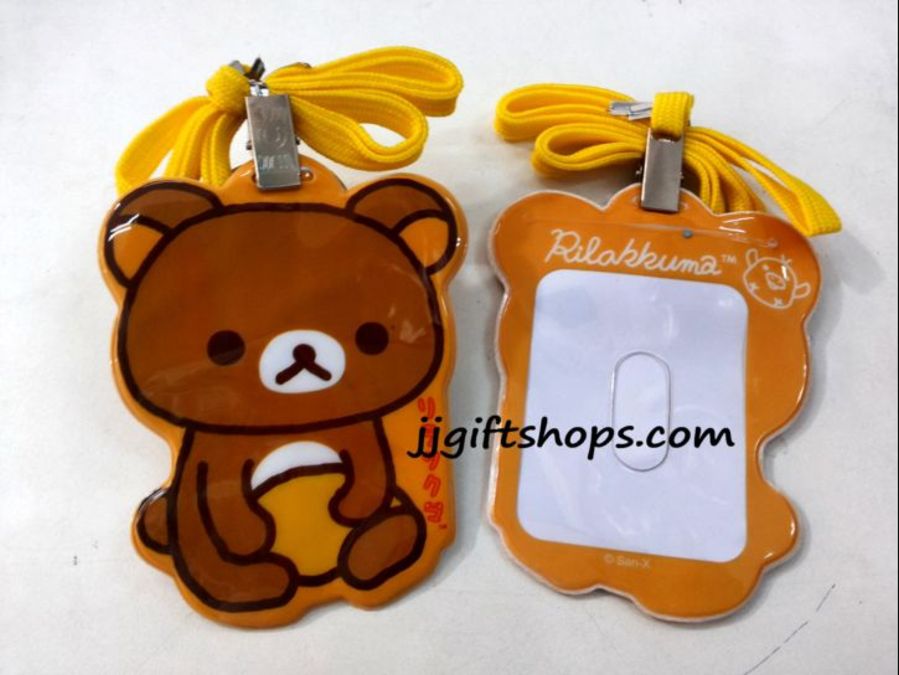 ที่ใส่บัตรลายรีลัคคุมะ Rilakkuma มีสายแขวนคอได้ค่ะ