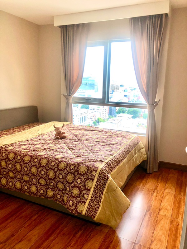 ขาย/เช่าคอนโด เบลล์ แกรนด์ พระราม 9 พื้นที่ 48 ตร.ม. 1 ห้องนอน ขาย 6.95 ล้าน เช่า 23,000 บ/ด