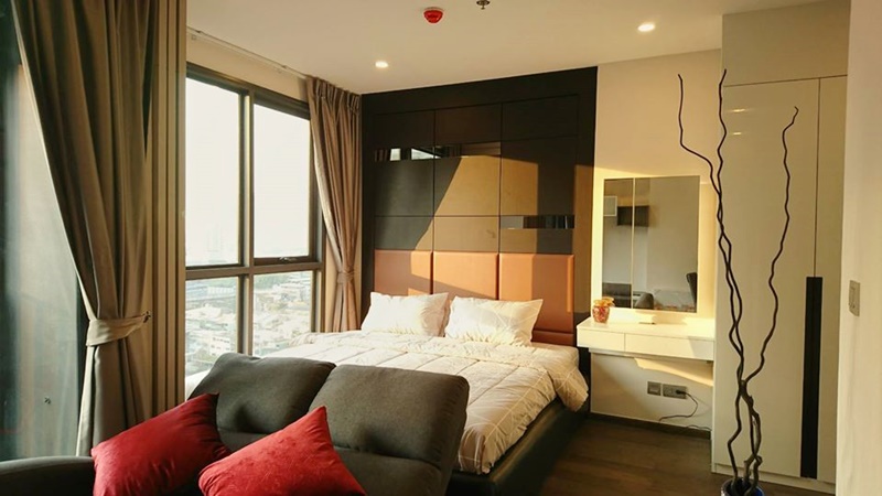 ให้เช่าคอนโด ไอดีโอ คิว สยาม - ราชเทวีพื้นที่ 29.5 ตร.ม. 1 ห้องนอน เช่า 22,000 บ/ด