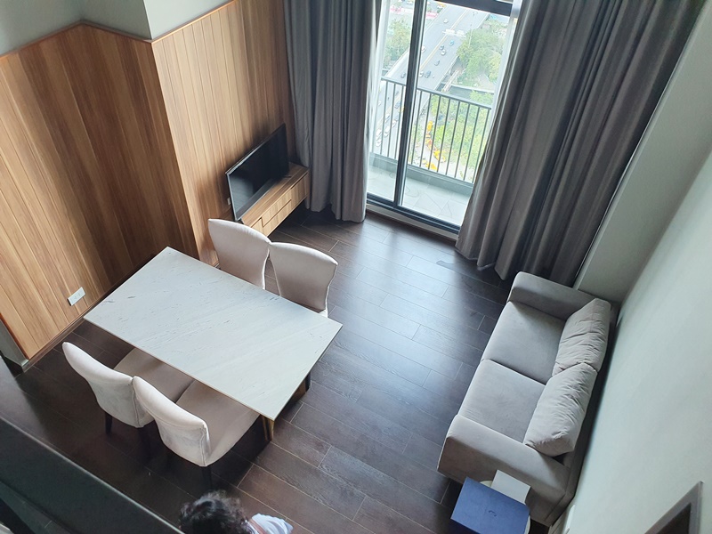 ให้เช่าคอนโด ซี เอกมัย พื้นที่ 66.8 ตร.ม. 3 ห้องนอน (ดูเพล็กซ์) เช่า 38,000 บ/ด