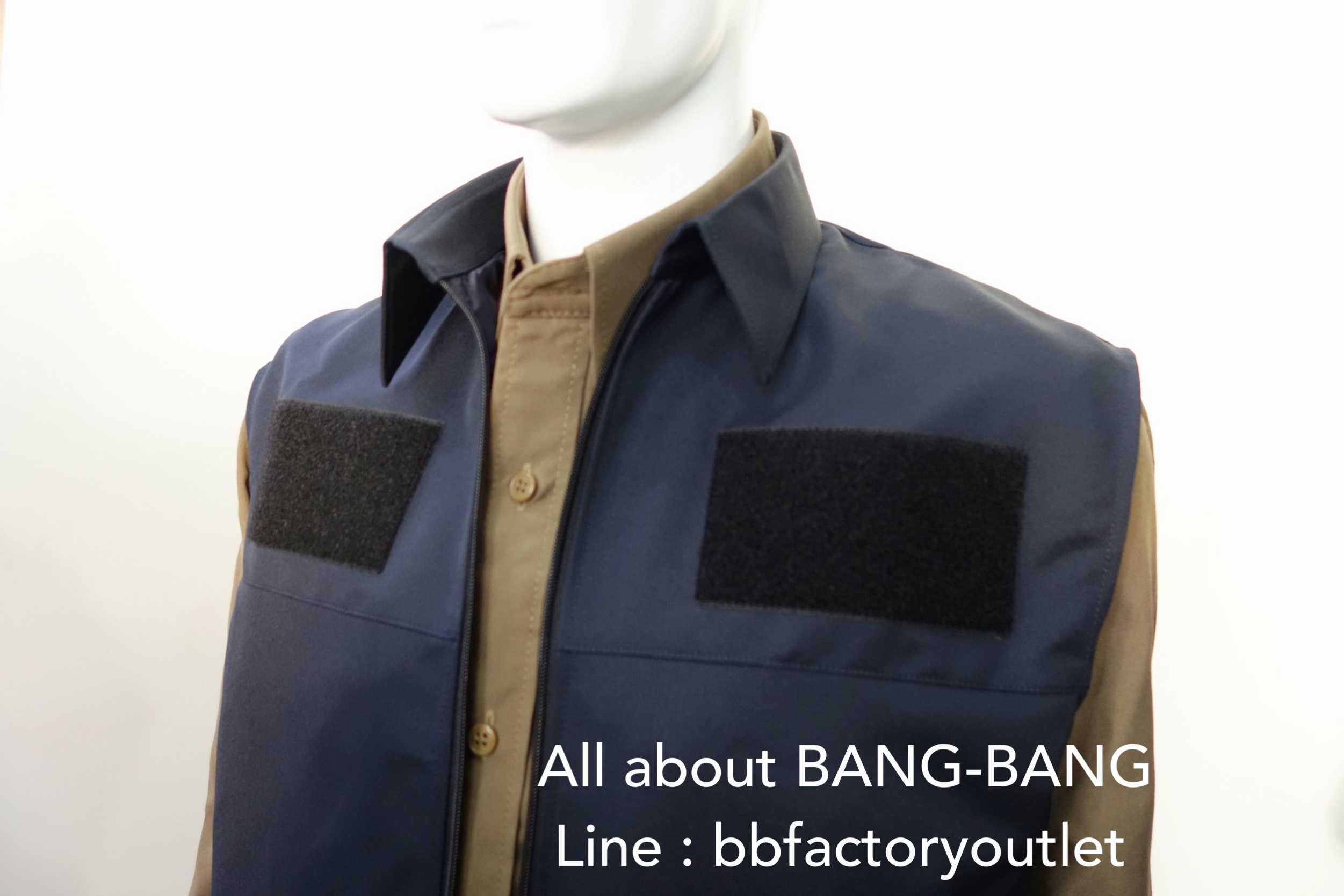 เสื้อกั๊กกรมการปกครอง ปกเชิ้ต ยี่ห้อ POON POON by BANG BANG