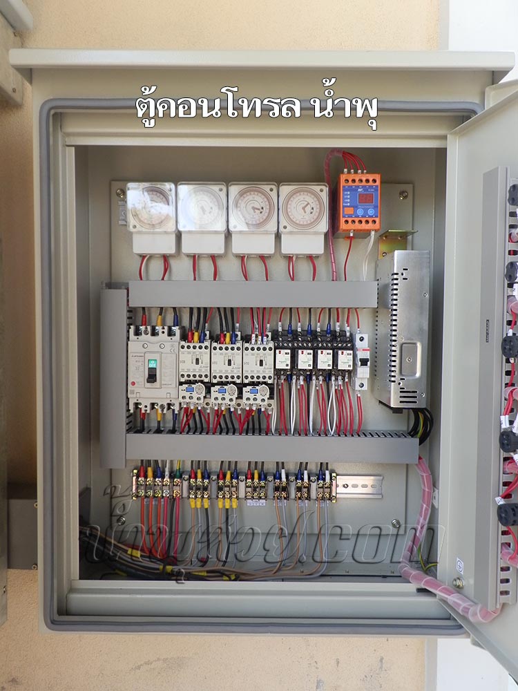 น้ำพุแต่งสวน ในโครงการ The BlueSky รีสอร์ท เขาค้อ