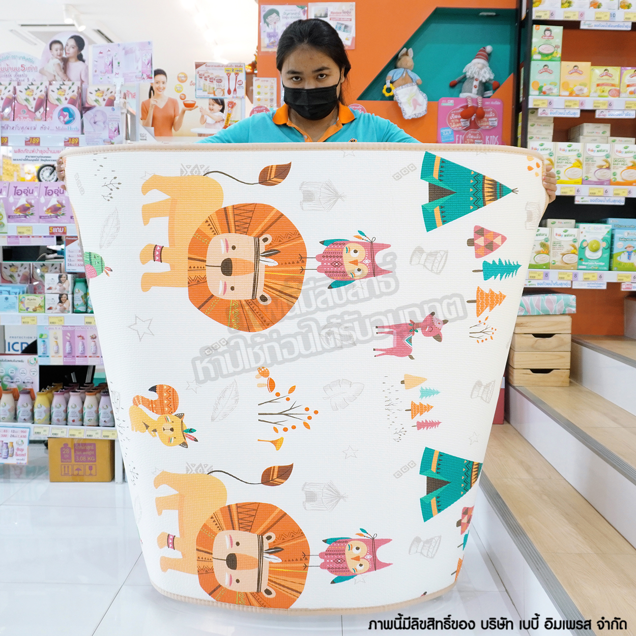 Bebeplay แผ่นรองคลาน XPE รุ่น Rolling Mat