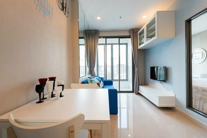 ให้เช่า/ขาย ไอดีโอ โมบิ พระราม 9 31 ตร.ม. 1 ห้องนอน ให้เช่า 15,000 บ/ด ขาย 4.5 ล.