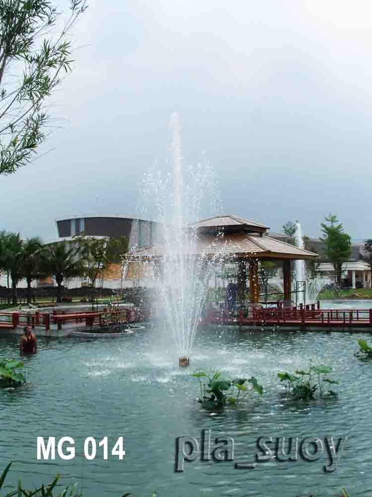 5. น้ำพุทุ่นลอย ทรง 3 ชั้น