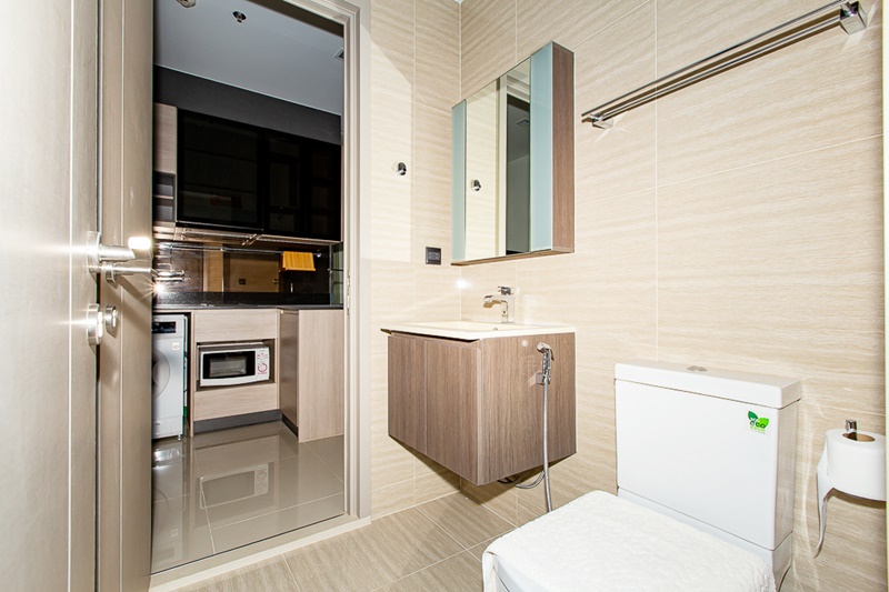 ให้เช่าคอนโด เดอะ ไลน์ อโศก-รัชดา พื้นที่ 34.5 ตร.ม. 1 ห้องนอน เช่า 20,000 บ/ด