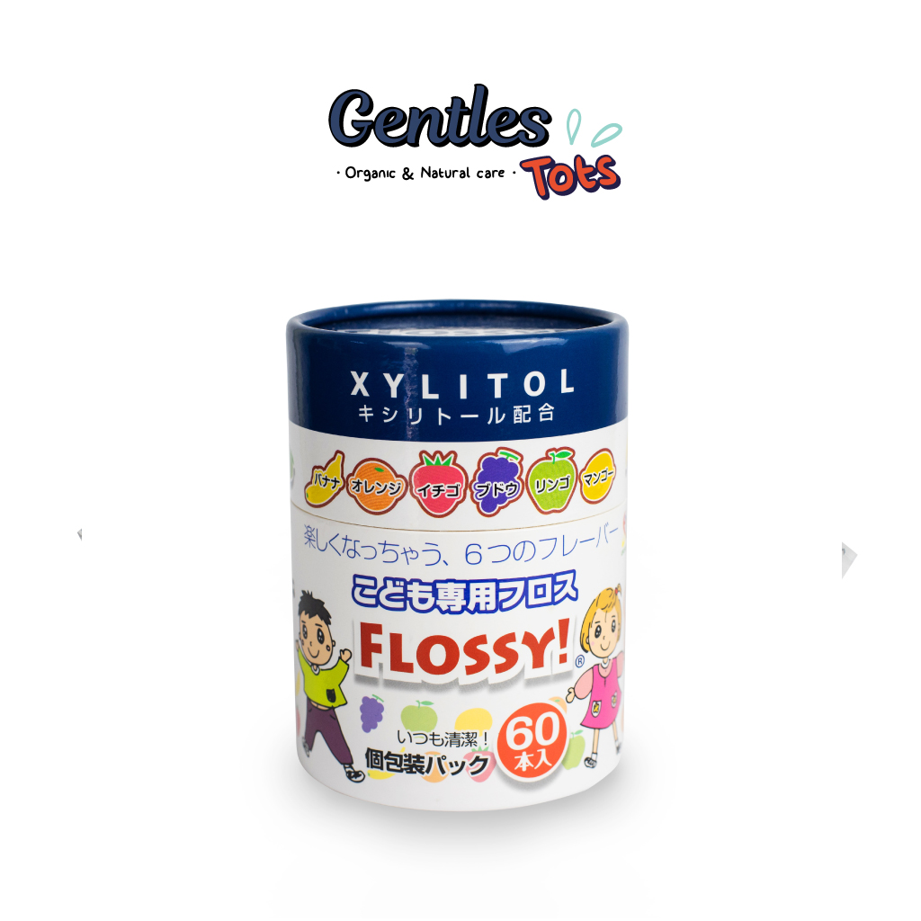 Gentles Tots ไหมขัดฟัน กลิ่นผลไม้ สำหรับเด็ก