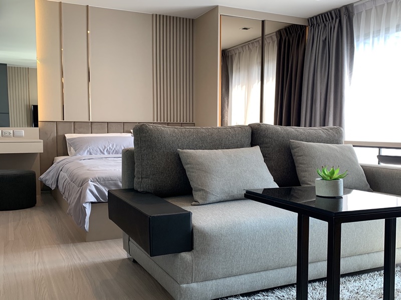 ให้เช่าคอนโด ไลฟ์ อโศก - พระราม 9 พื้นที่ 28 ตร.ม. 1 ห้องนอน เช่า 14,000 บ/ด