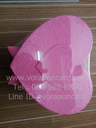 กล่องรับซองหัวใจเดี่ยวใหญ่