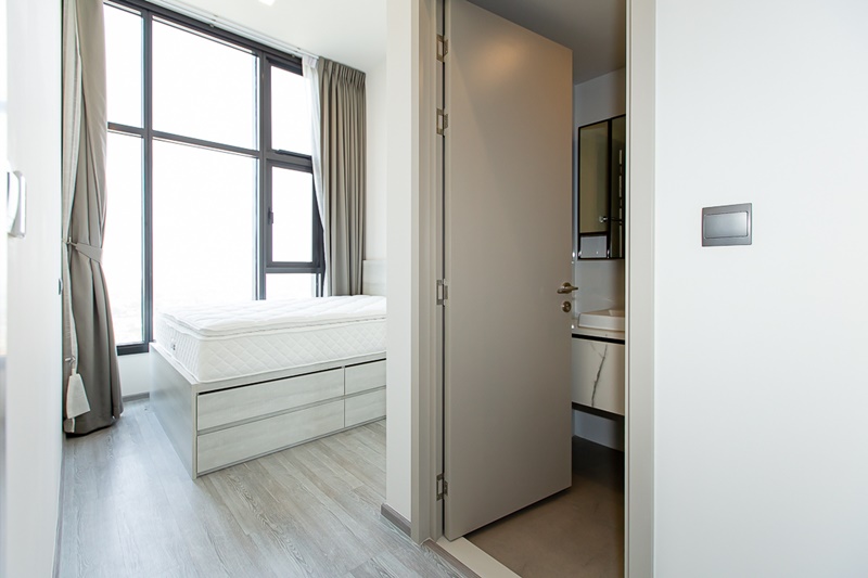 ให้เช่าคอนโด เดอะไลน์ สุขุมวิท 101 พื้นที่ 33.25 ตร.ม. 1 ห้องนอน เช่า 18,000 บ/ด