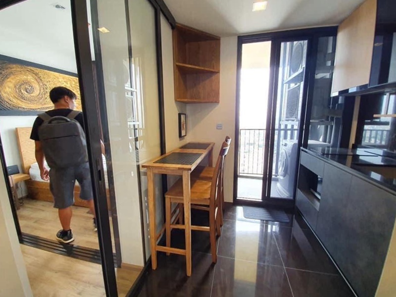 ให้เช่าคอนโด เดอะ ไลน์ จตุจักร-หมอชิต พื้นที่ 26 ตร.ม. 1 ห้องนอน เช่า 15,000 บ/ด