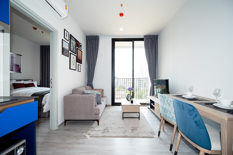 ให้เช่าคอนโด เอ็กซ์ที เอกมัย พื้นที่ 29.75 ตร.ม. 1 ห้องนอน เช่า 18,000 บ/ด