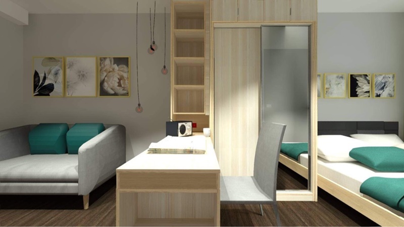 ให้เช่าคอนโดไลฟ์ อโศก ไฮป์ พื้นที่ 27 ตร.ม. ห้องสตูดิโอ เช่า 16,000 บ/ด