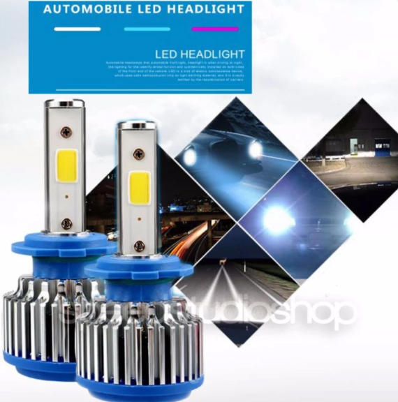 LED หลอดไฟหน้า รถยนต์ H4 ไฟสูง/ต่ำ INTENSE BRIGHT แสงขาว 6000K