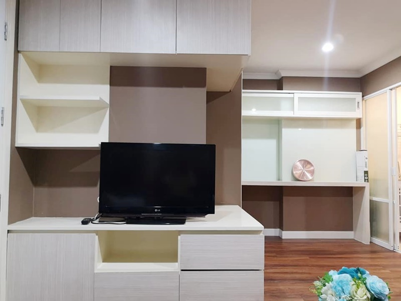 ให้เช่าคอนโด ลุมพินี เพลส พระราม 9 พื้นที่ 34 ตร.ม. 1 ห้องนอน เช่า 14,000 บ/ด