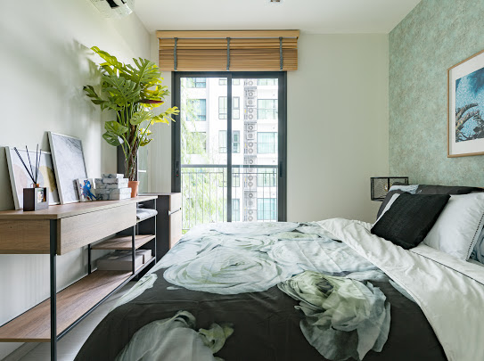 ให้เช่าคอนโด ริทึ่ม สุขุมวิท 36-38 พื้นที่ 33.3 ตร.ม. 1 ห้องนอน ให้เช่า 27,000 บ/ด