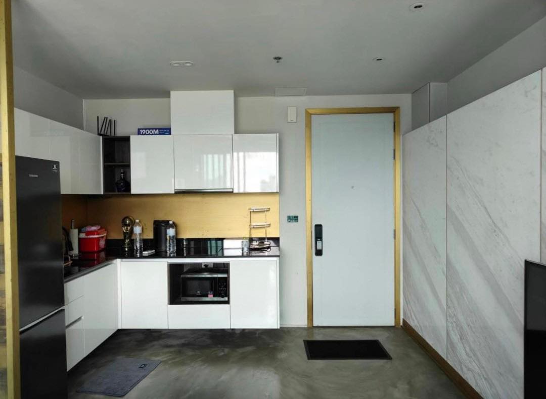 ให้เช่า คอนโด ควินน์ รัชดา17 พื้นที่ 45 ตร.ม 1 ห้องนอน ห้องมุม ราคา 22,000 บาท/เดือน