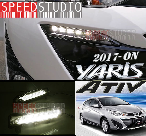 Speed Studio ไฟเดย์ไลท์ Toyota Yaris Ativ DRL daylight daytime running light ยาริส เอทีฟ 2017-2018
