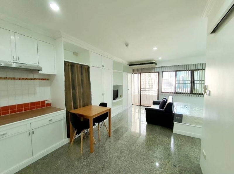 ให้เช่าคอนโด สราญใจ แมนชั่น พื้นที่ 35 ตร.ม. สตูดิโอ เช่า 12,000 บ/ด