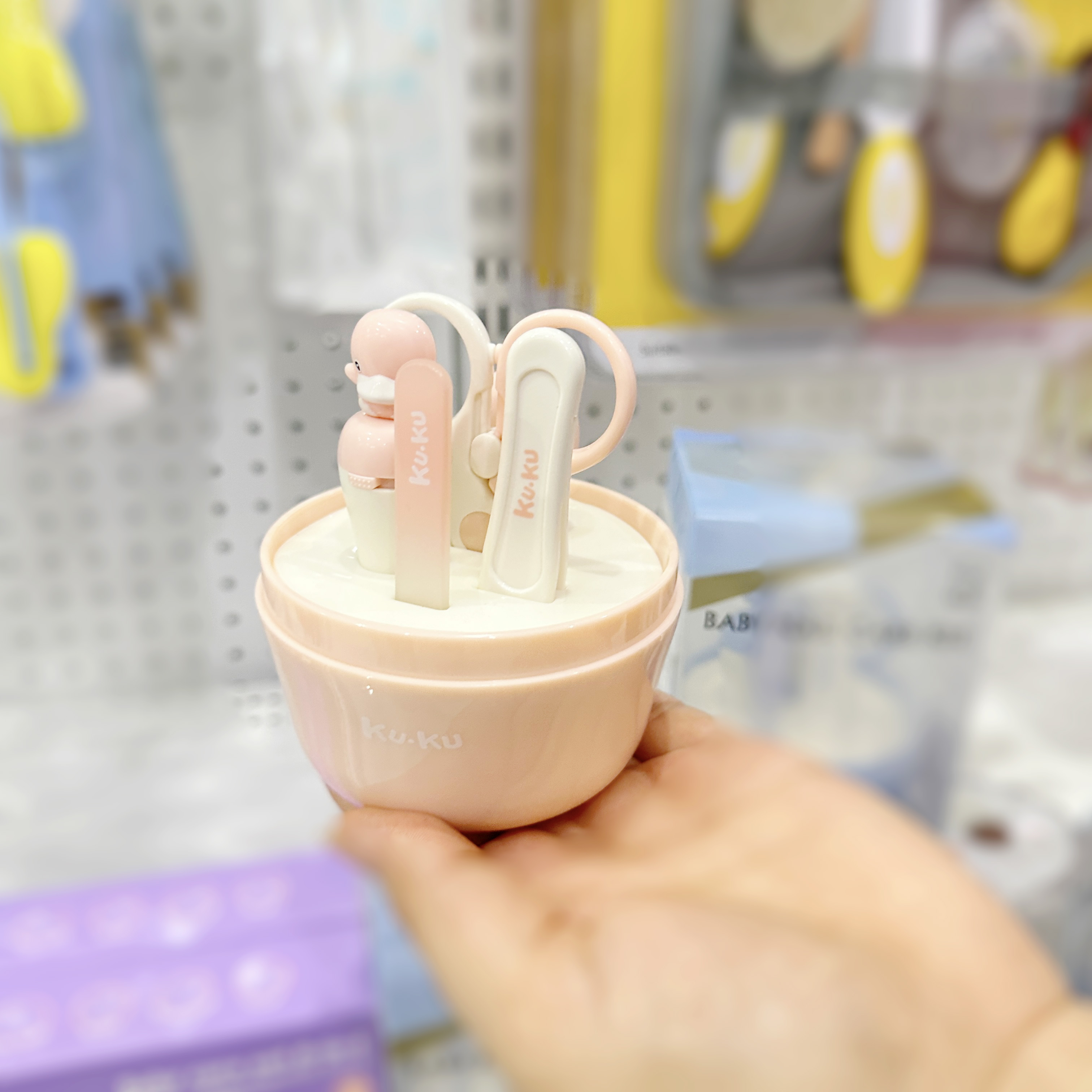 KU.KU Duckbill อุปกรณ์ชุดกรรไกรตัดเล็บ ชุดดูแลเล็บ กรรไกรตัดเล็บ สำหรับเด็ก 5in1