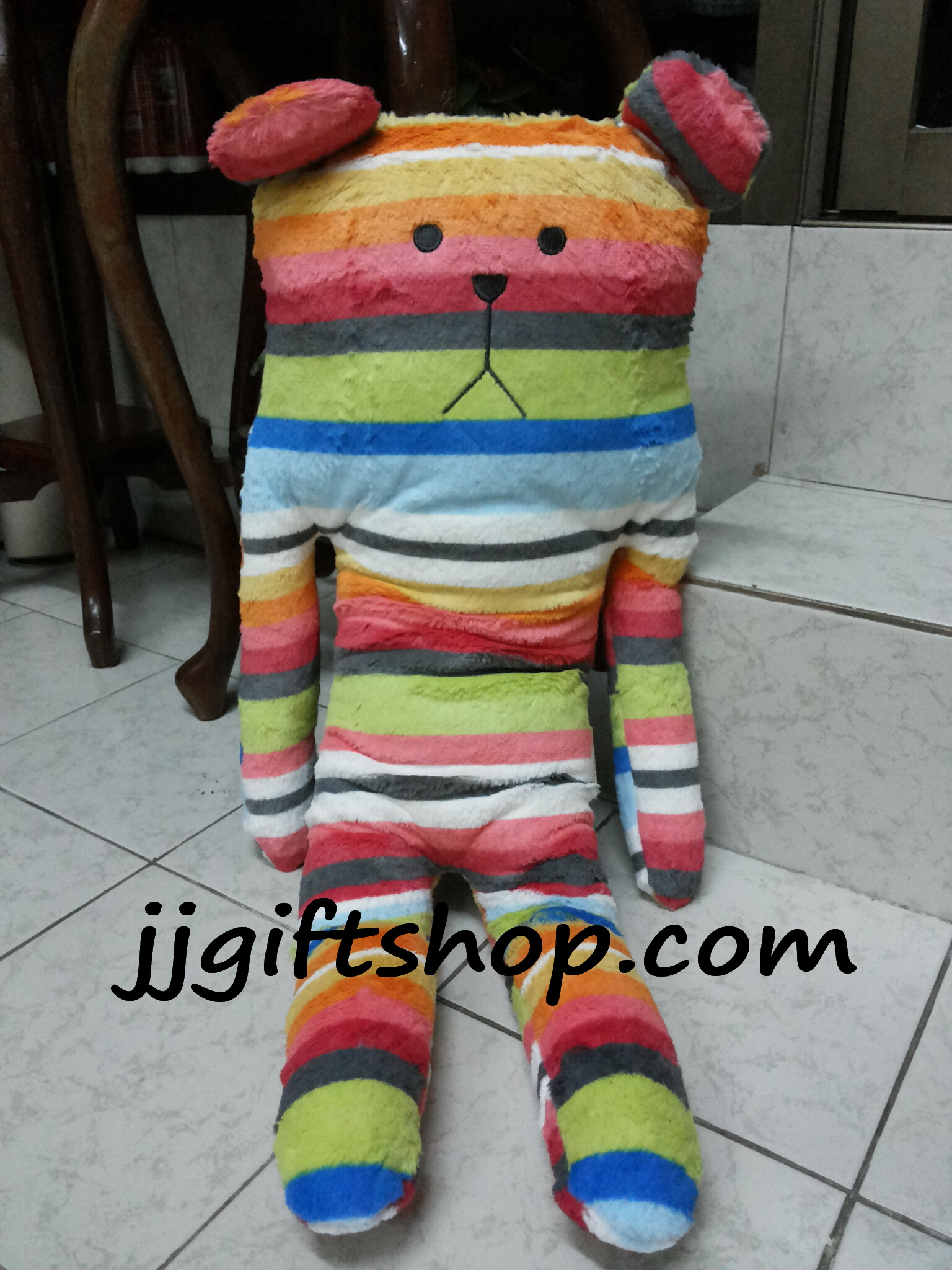 ตุ๊กตาหมอนข้าง คราฟท์ Craft ลายสายรุ้ง ขนาด 75 cm