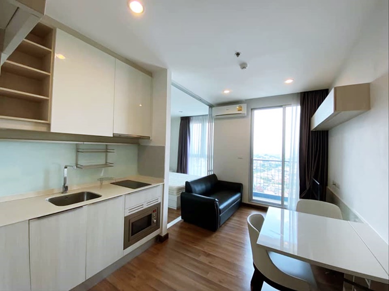 ให้เช่าคอนโด ชีวาทัย อินเตอร์เชนจ์ พื้นที่ 28 ตร.ม. 1 ห้องนอน เช่า 12,000 บ/ด