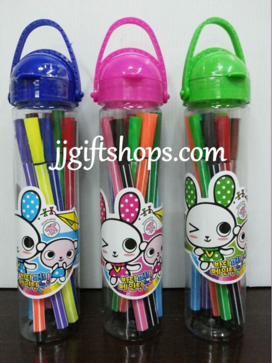 สีเมจิก 12 สี บรรจุกระป๋องหัวหมี