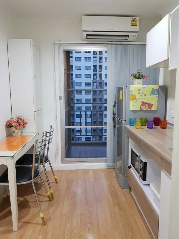 ให้เช่าคอนโด ลุมพินี พาร์ค ปิ่นเกล้า พื้นที่ 28 ตร.ม. 1 ห้องนอน เช่า 9,000 บ/ด