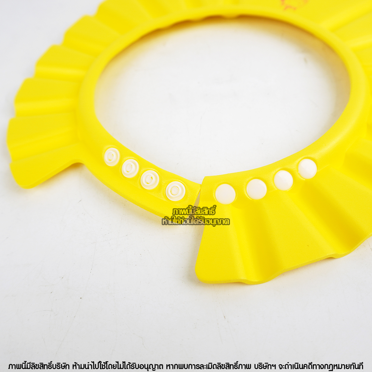 Gracekids หมวกอาบน้ำ กันแชมพู แบบปรับขนาดได้ คละลาย