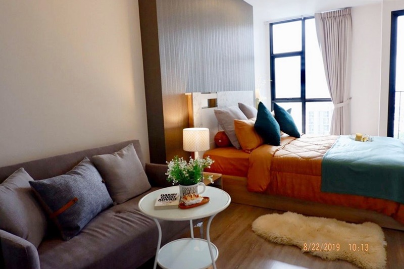 ให้เช่าคอนโด ริทึ่ม เอกมัย พื้นที่ 30.5 ตร.ม. 1 ห้องนอน เช่า 20,000 บ/ด