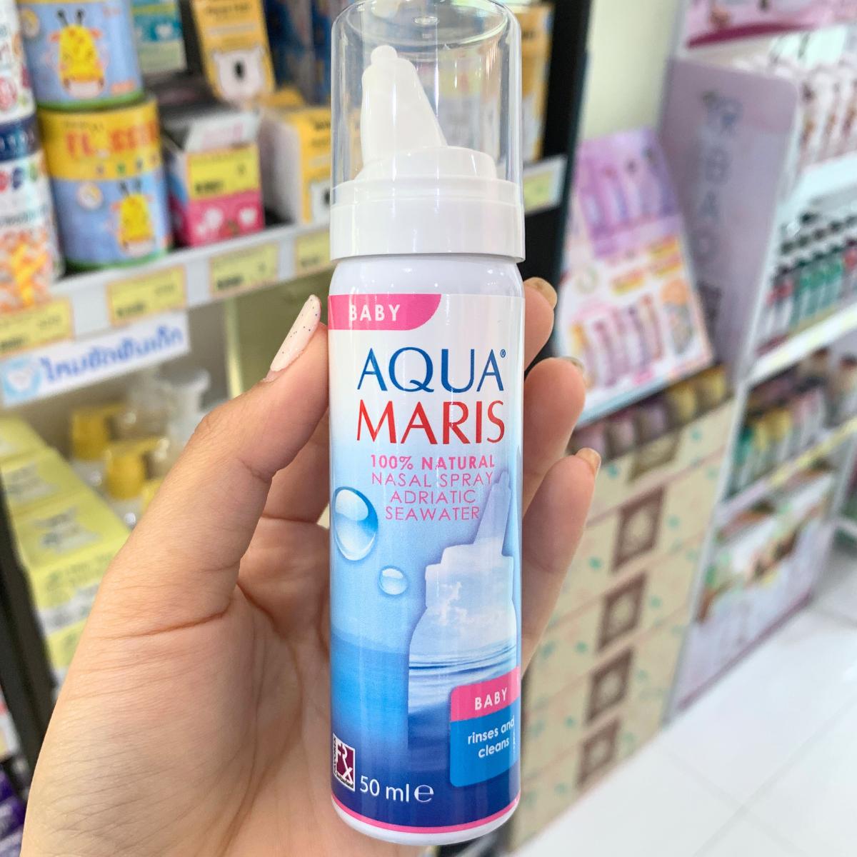 Aqua Maris อควา มาริส เบบี้ สเปรย์พ่นจมูก สำหรับเด็ก 50ml.