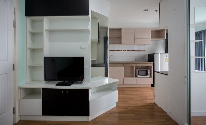 ให้เช่าคอนโด ลุมพินี เพลส รัชโยธิน พื้นที่ 28 ตร.ม. 1 ห้องนอน ให้เช่า 9,000 บ/ด