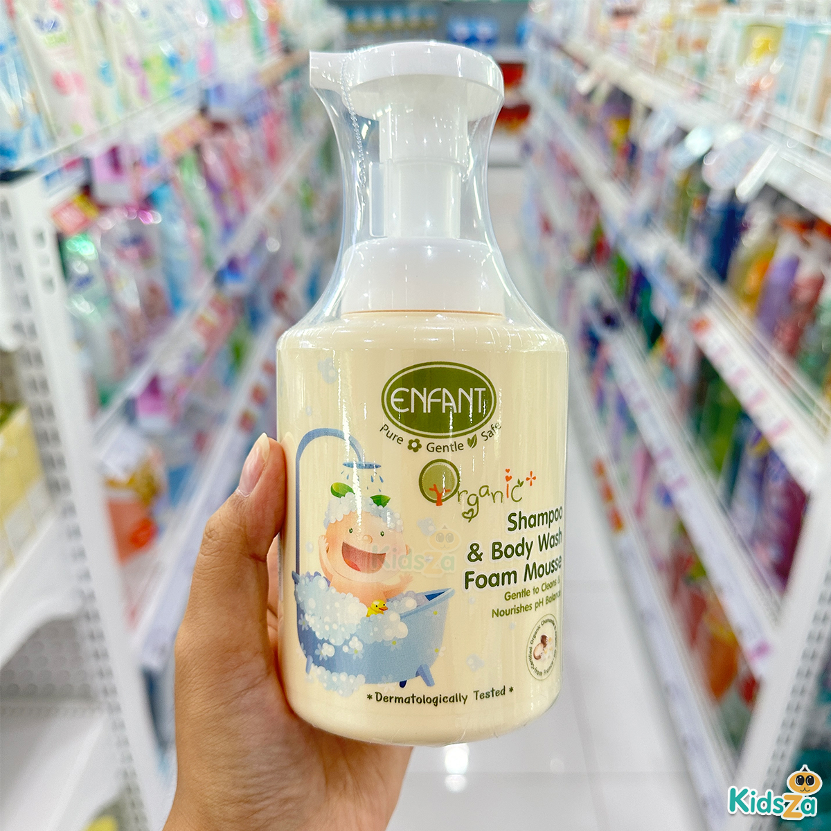 Enfant อองฟองต์ ครีมอาบน้ำ และ สระผมเนื้อมูส Foam Mousse 400ml