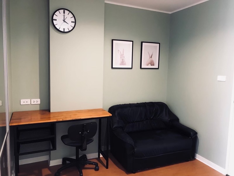 ให้เช่าลุมพินี คอนโดทาวน์ รามอินทรา-นวมินทร์ พื้นที่ 28 ตร.ม. 1 ห้องนอน เช่า 6,500 บ/ด