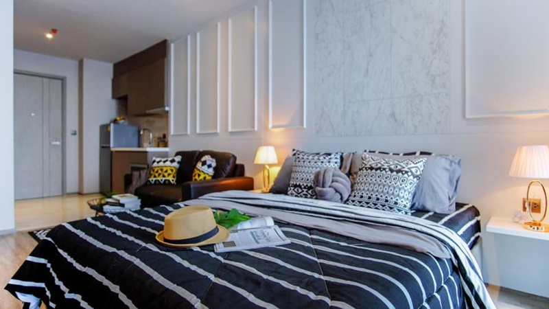 ให้เช่าคอนโด ริทึ่ม เอกมัย พื้นที่ 30 ตร.ม. ห้องสตูดิโอ เช่า 26,000 บ/ด