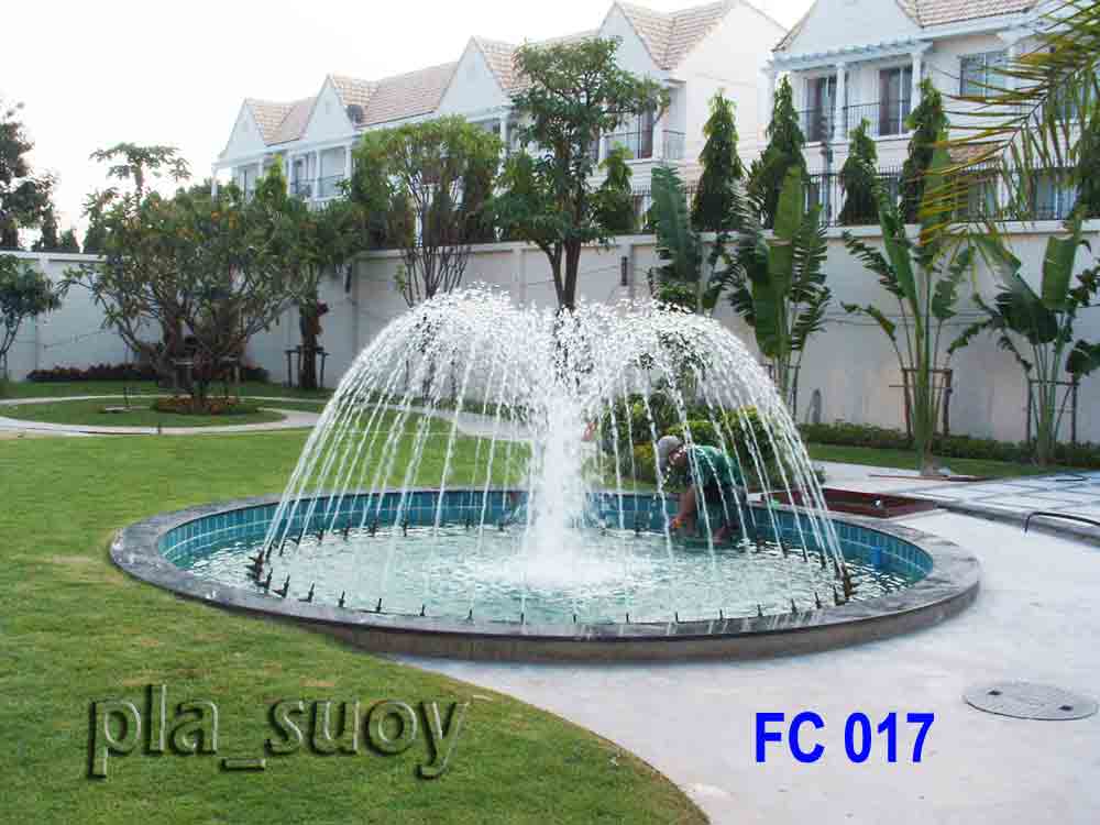 น้ำพุฮวงจุ้ย หน้าบ้าน ฟ้าชวน